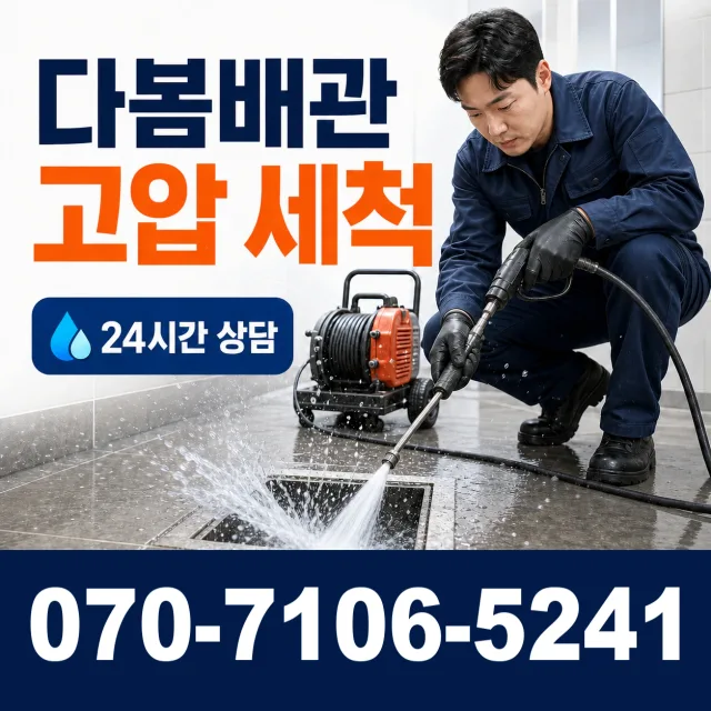 전남광주 해남군 삼산면 원진새길 배관청소 상담 이미지 4